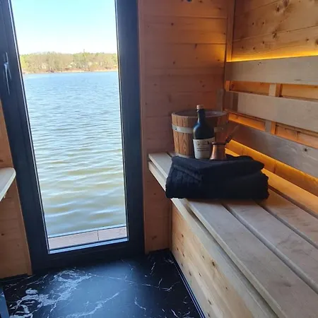 Design Hausboot Am Bei Berlin Mit Sauna Und Kamin * Niederdorla
