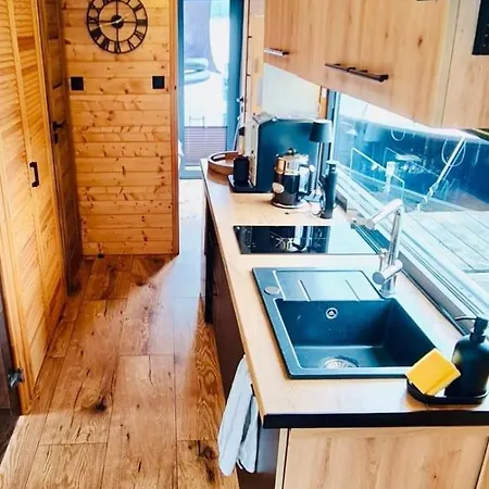 Design Hausboot Am Bei Berlin Mit Sauna Und Kamin